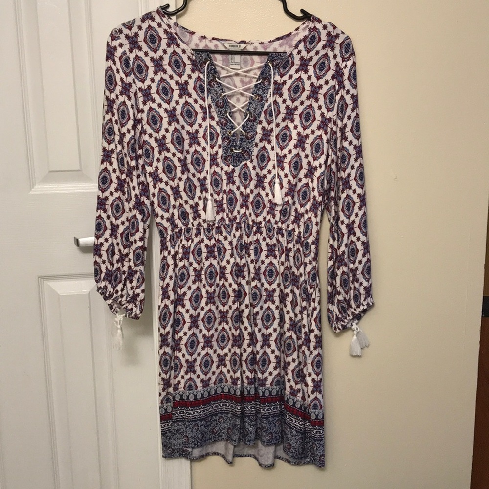 Boho dress w tassels!